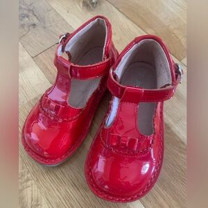 Jacadi Red Patent Leather Kids Dress Shoes